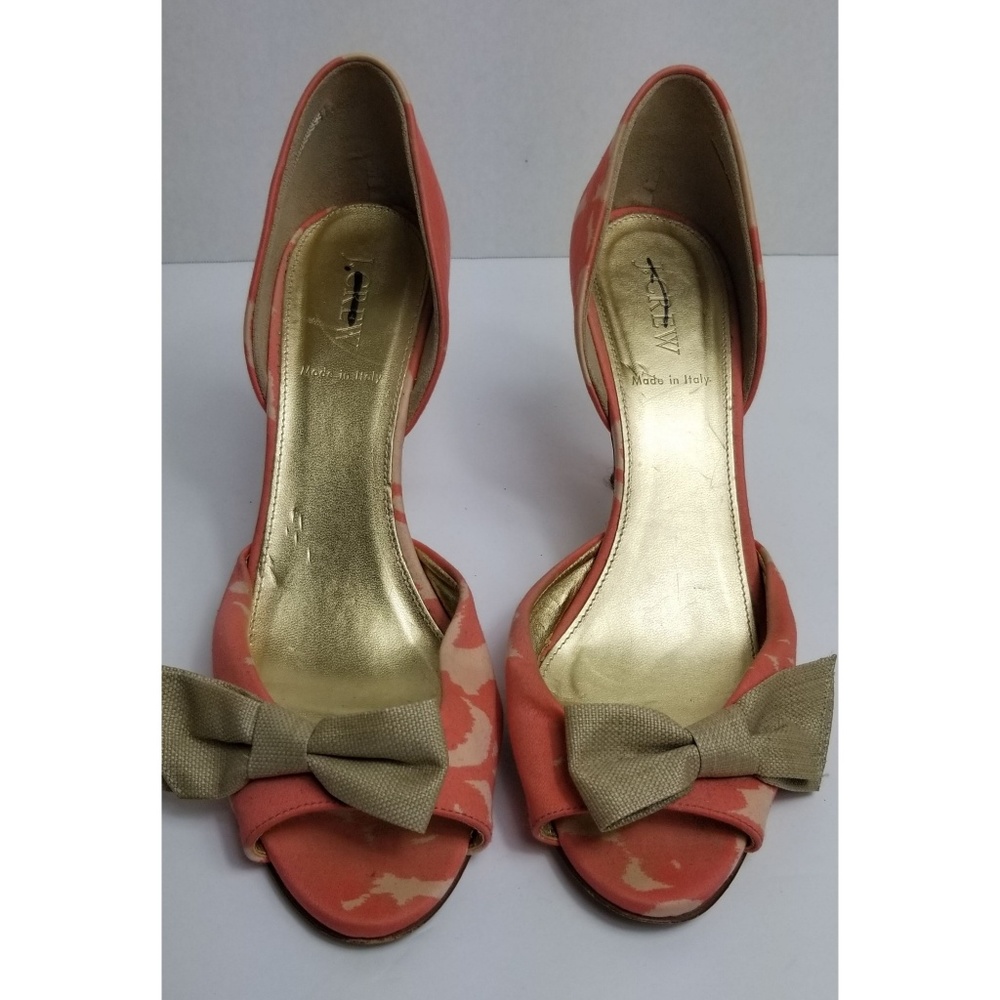 J.Crew peep toe shoes 9 - Picture 3 of 7